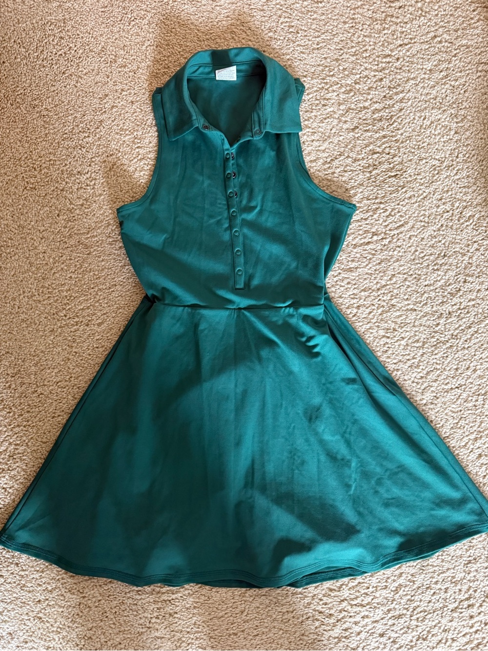 All in Motion Green Polo Tennis Golf Active Dress Built In Shorts XS